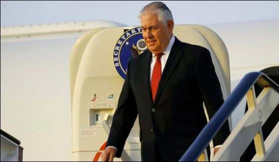 Us Foreign Minister Rex Tillerson Is Arriving In Pakistan Today