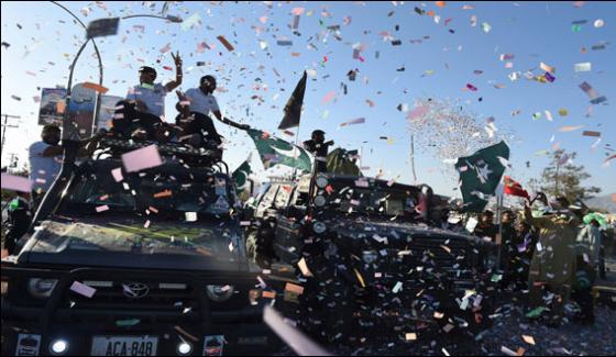 Pak Armys Azadi Rally Reaches Quetta