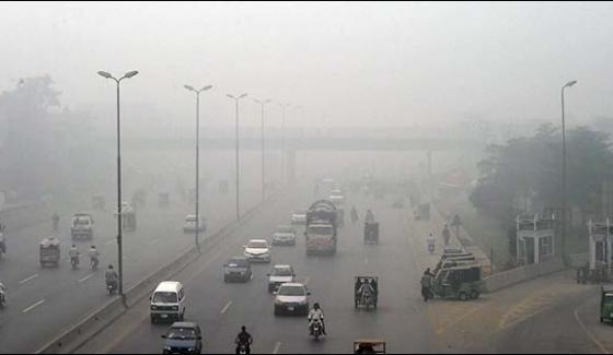 Deep Smog Between Lahore And Pindi Bhatiyan Wala