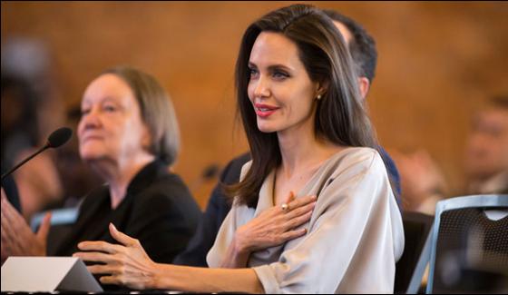Angela Jolies Condemns Sexual Violence Against Rohingya Woman