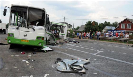 15 People Killed Two Injured In Bus Truck Collision In Russia