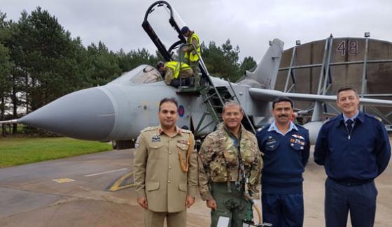 Pakistan Air Force Chief Attend Royal Air Force Training Mission