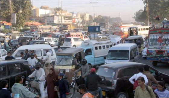 Karachi Sit In Gru Mandir To Numaish Chaurangi Road Opened In Early Morning
