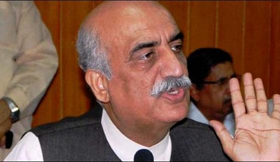 The Democratic Forces Should Not Be Weak Khursheed Shah