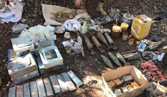 Operation Radd Ul Fasaad Heavy Weapons Recovered