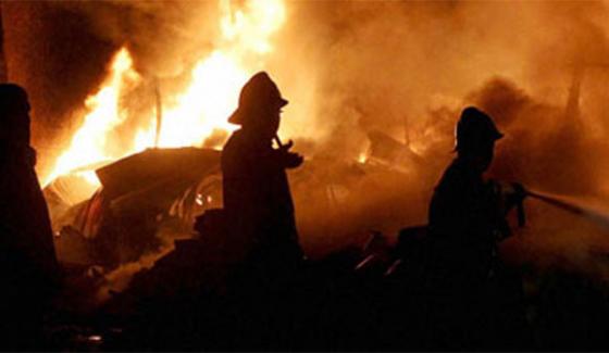 Fire Burn At Hyderabad Godown