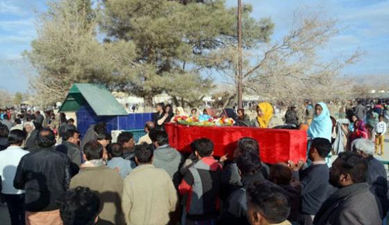 Church Attack Six Of Nine Deceased Laid To Rest In Quetta