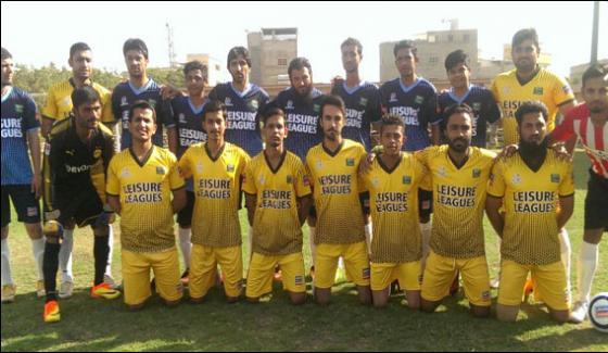 Leisure Leagues Football Lyari Team Won Their Match