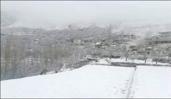 Snowfall In Upper Areas Including Hunza