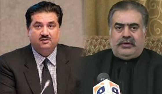 Defense Minister Khurram Dastgir Meeting With Cm Baluchistan Sanaullah Zehri