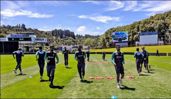 Pakistan Training For 4th Odi Against New Zealand