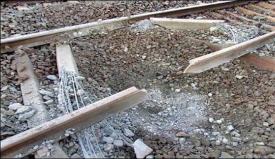 Blast At Railway Track In Nasirabad Jaffar Express Escapes Disaster