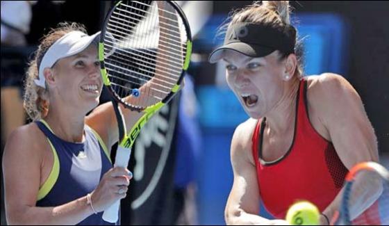 Australian Open 2018 Simona Halep Caroline Wozniacki Cilic Enters Final