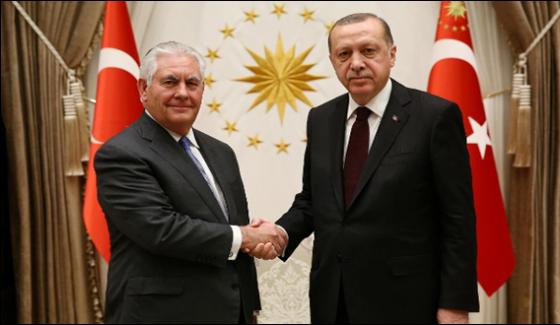 Tillerson Meet Turkish President Ease Of Better Relation Urged