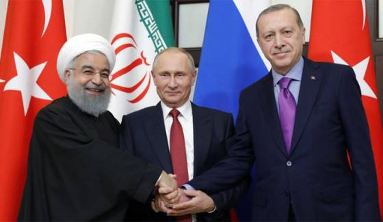 Turkey President Call To Iranian And Russian President