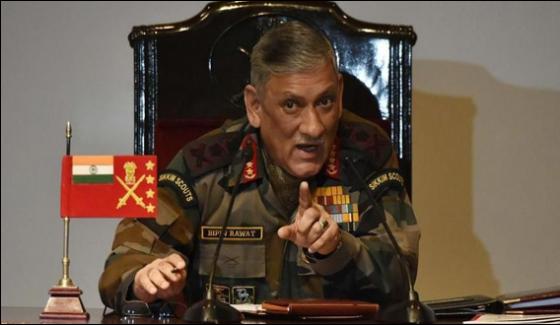 Western Neighbor Playing Proxy In The Eastern Indian States Indian Army Chief