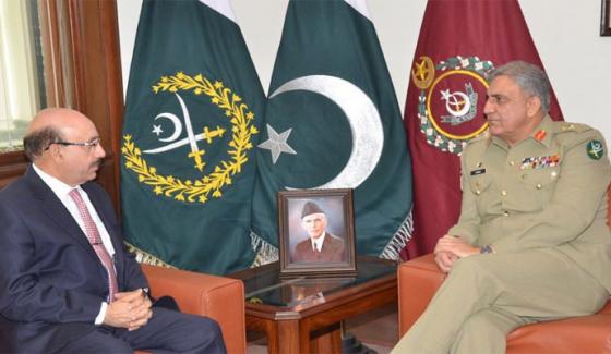 President Ajk Meets Army Chief