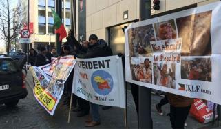 Loc Violations Jklf Protest Against Indian Firing