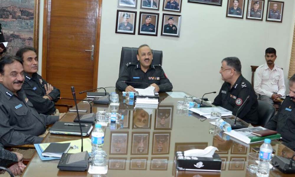 سی پیک اور نان سی پیک سیکورٹی پر سندھ پولیس کا اجلاس