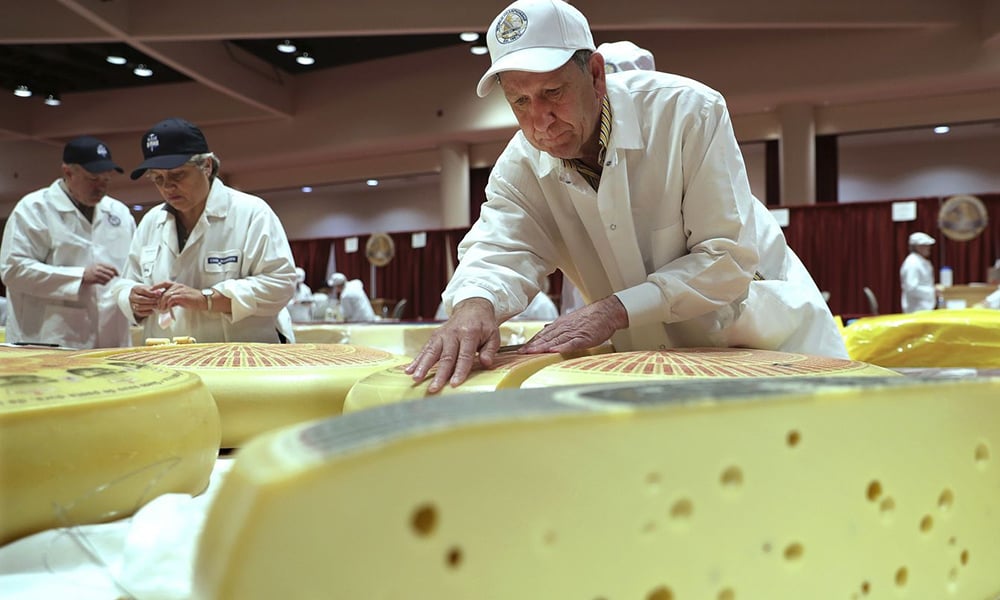 امریکا میں بہترین پنیر کے عالمی مقابلے 