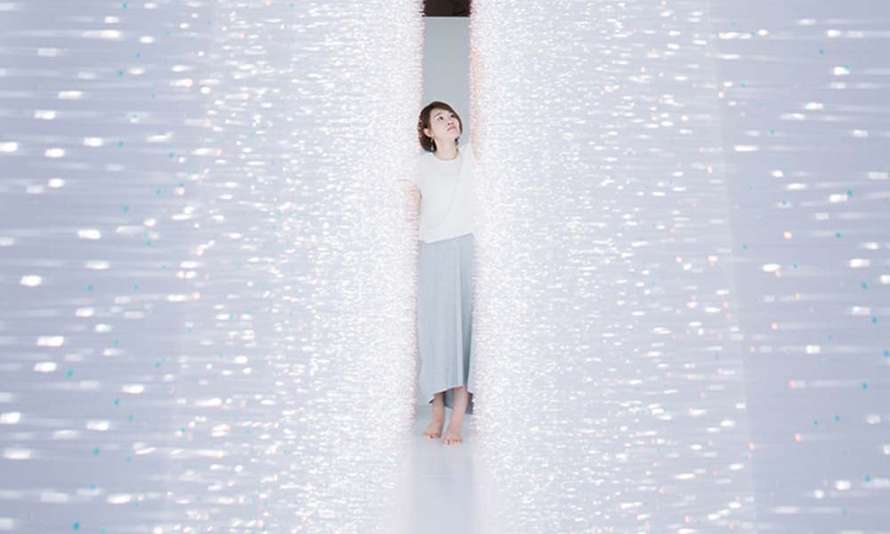 جاپان میں جگمگاتی روشنیوں سے سجا انوکھا آرٹ ورک 