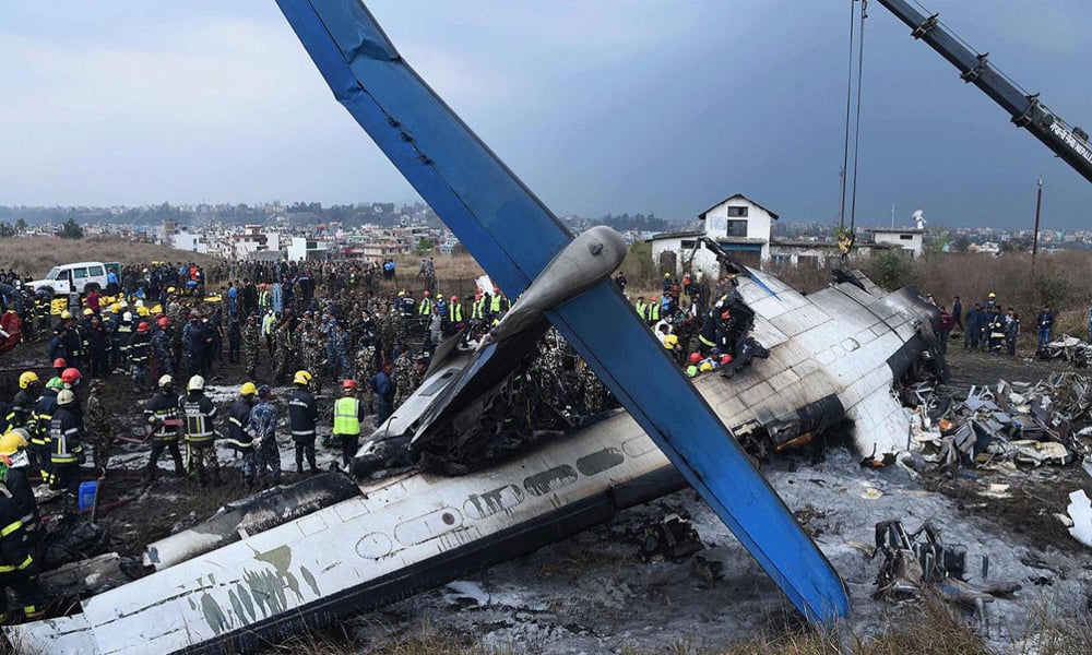 فضائی حادثہ کے بعد بنگلہ دیشی ایئرلائن کی نیپال کے لیے پروازیں بند