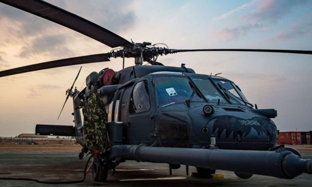 عراق : امریکی فوج کا ہیلی کاپٹر گرکر تباہ،7 اہلکار ہلاک 