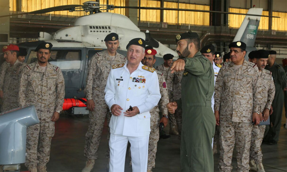 ایڈمرل ظفر محمود عباسی کی سعودی ویسٹرن فلیٹ کمانڈر سے ملاقات
