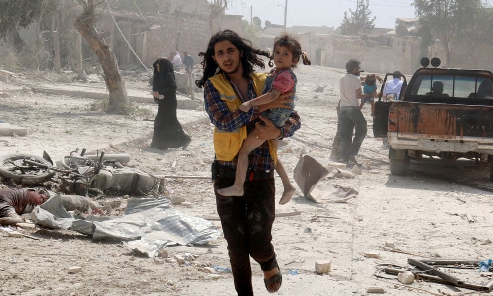 شامی فورسز کے حملے جاری ،مزید 37 شہری ہلاک