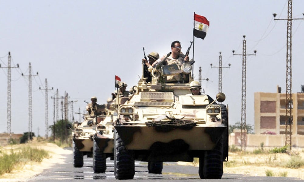 مصر:سینائی میں فوج کی کارروائی، چھتیس دہشت گرد ہلاک
