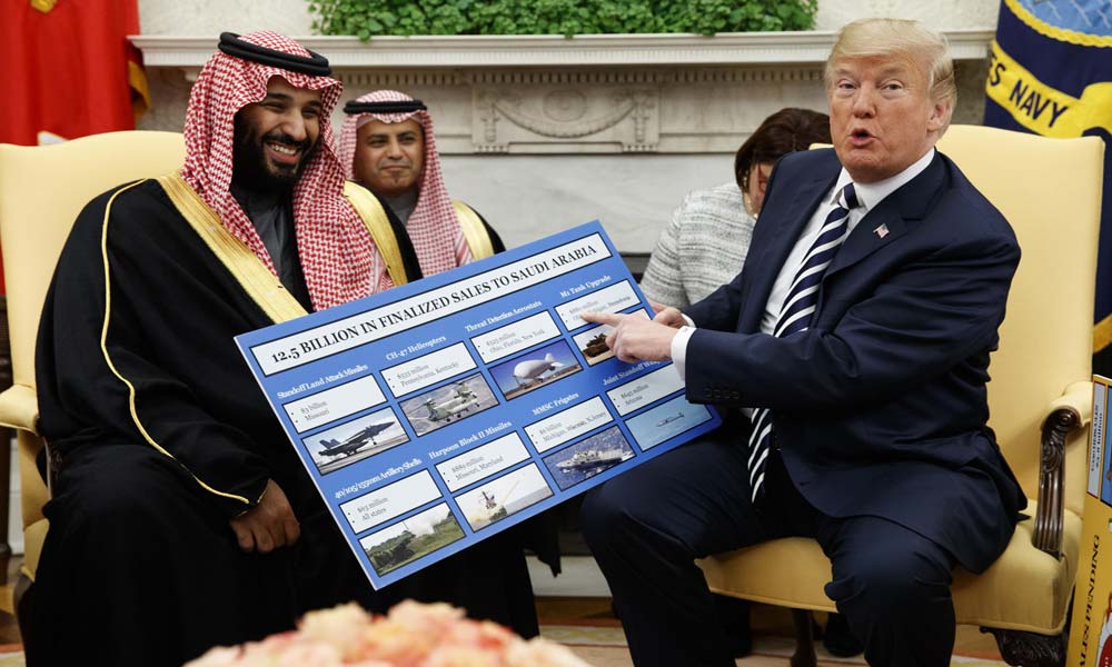  امریکا، سعودی عرب کو اسلحہ فراہم کریگا، معاہدہ طےپاگیا