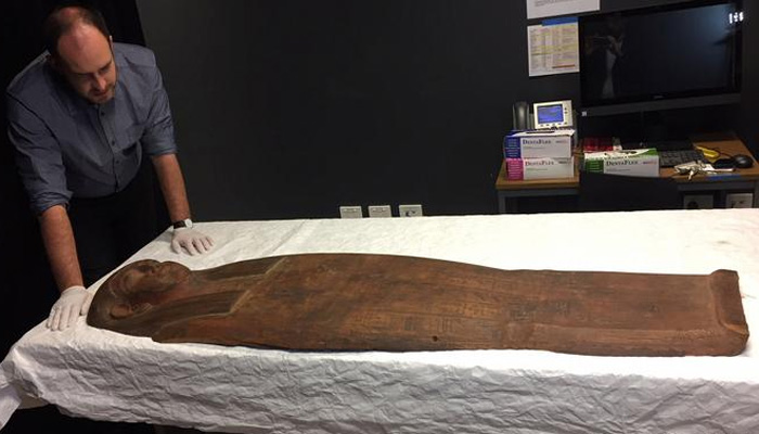 پچیس سو سال پرانے تابوت سے حنوط شدہ لاش برآمد