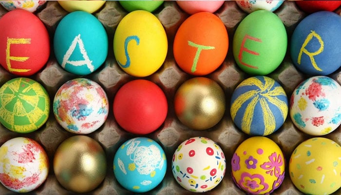 ایسٹر، خرگوش اور انڈے