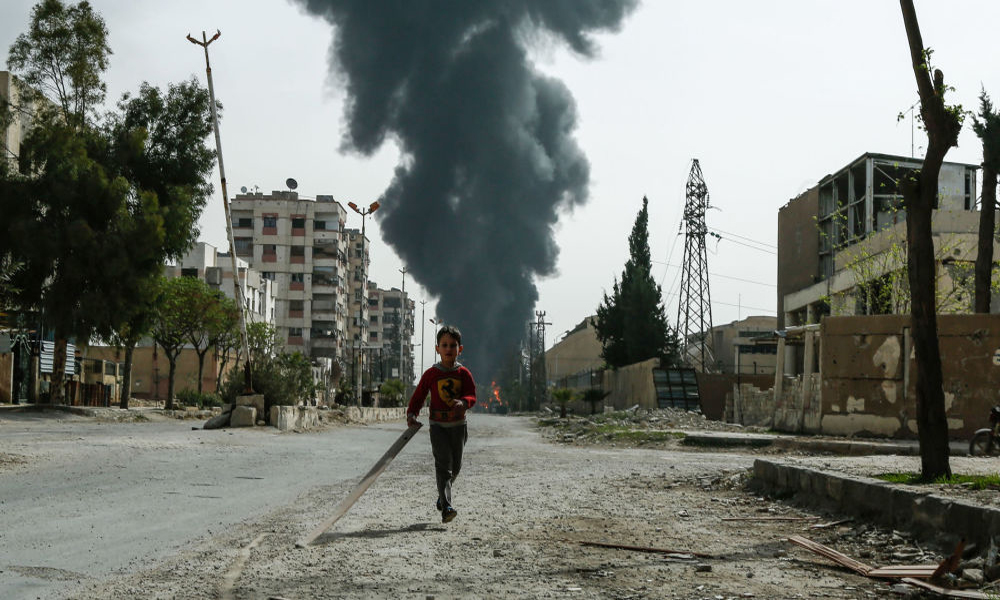  شام:مشرقی غوطہ میںکیمیائی حملے میں70 سے زائد افراد ہلاک