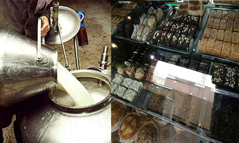 پشاور: ناقص اشیاء، ملاوٹ والا دودھ بیچنے پر بیکری اور ملک شاپ سیل
