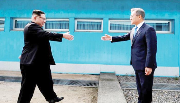 جنوبی اور شمالی کوریا کے صدور کی ملاقات