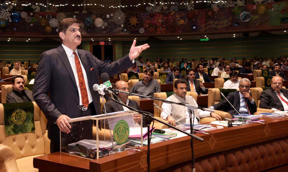  سندھ کے مالی سال 19-2018 کا بجٹ صوبائی اسمبلی میں پیش 