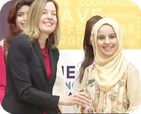 پاکستانی طالبہ دانیہ حسن نے ’’ینگ ایمرجنگ ایوارڈ2018‘‘ اپنے نام کرلیا