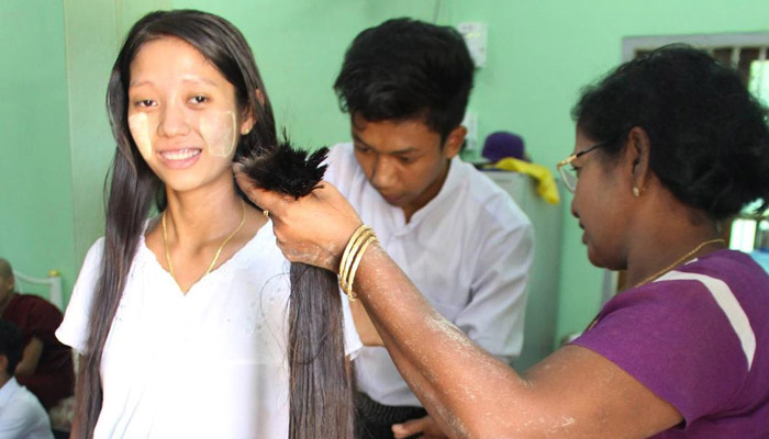 میانمار میں انسانی بالوں کی تجارت