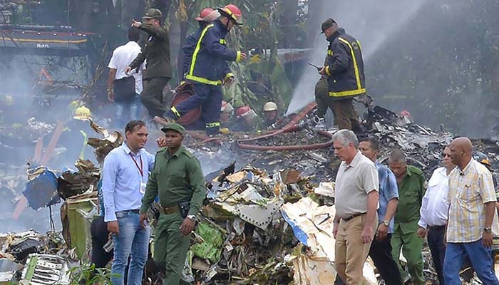  کیوبا : مسافرطیارہ گر کر تباہ ، 100 سے زائد افراد ہلاک 