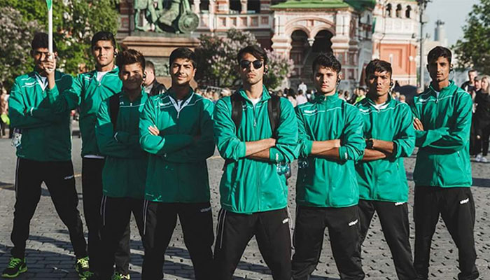  اسٹریٹ چائلڈ عالمی فٹ بال ٹیم پاکستان پہنچ گئی