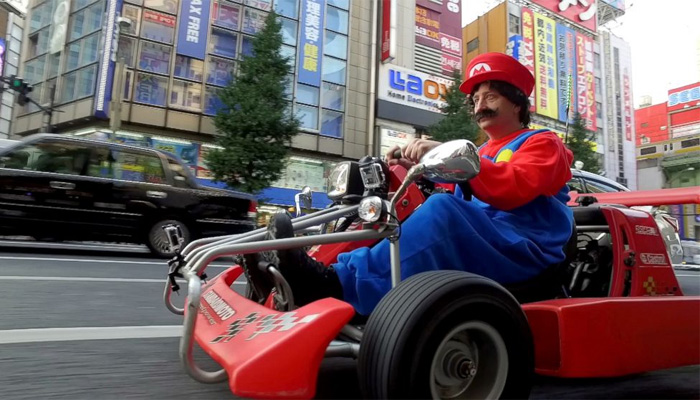 مشہور وڈیو گیم سپر ماریو کے مقبول کردار کاجاپان کی سڑکوں پرگشت