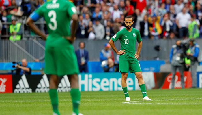 فیفا ورلڈ کپ، افتتاحی میچ روس کے نام، سعودی عرب کو شکست