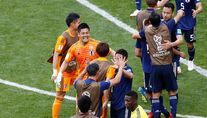 فیفا ورلڈ کپ، جاپان کے ہاتھوں کولمبیا کو شکست