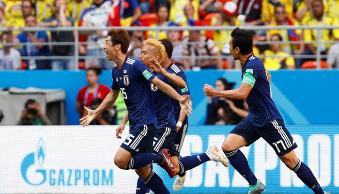 فیفا ورلڈ کپ، جاپان کے ہاتھوں کولمبیا کو شکست