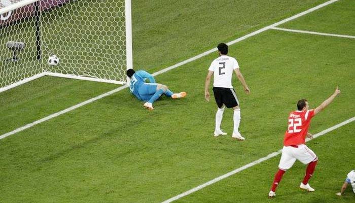 فٹبال ورلڈ کپ :روس نے مصر کو 1-3 سے ہرا دیا