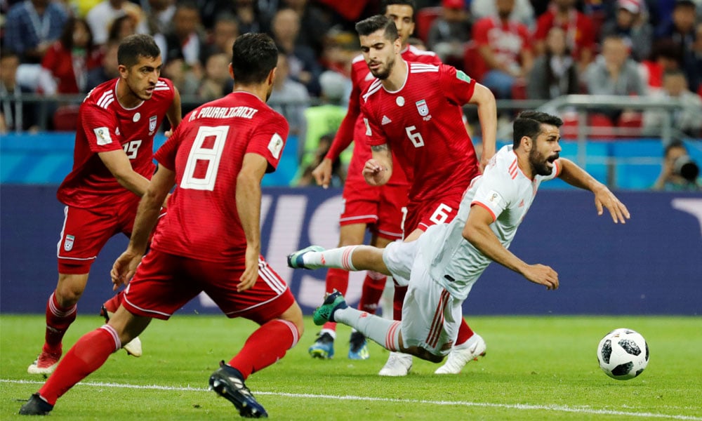 ورلڈ کپ:اسپین نے ایران کو ایک گول سے ہرادیا