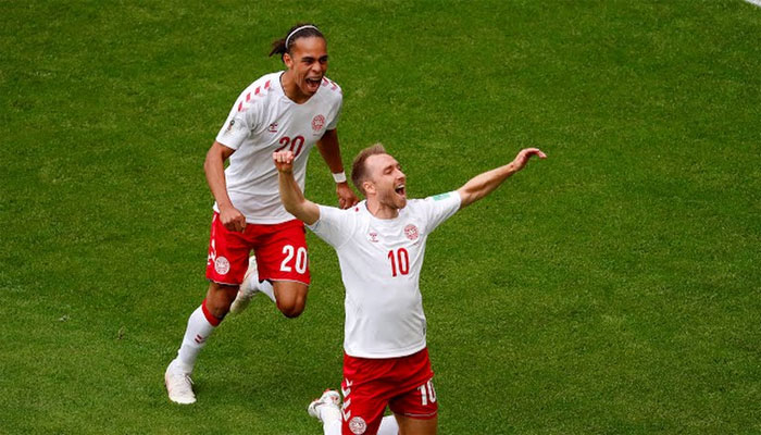 عالمی کپ فٹبال ، ڈنمارک اور آسٹریلیا کا میچ برابر