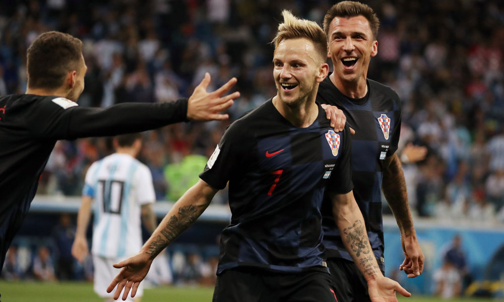 ورلڈ کپ: کروشیا نے ارجنٹینا کو 3 گول سے ہرادیا