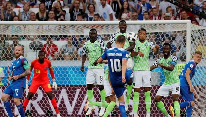 ورلڈ کپ فٹبال : نائجیریا نے آئس لینڈ کو ہرا دیا
